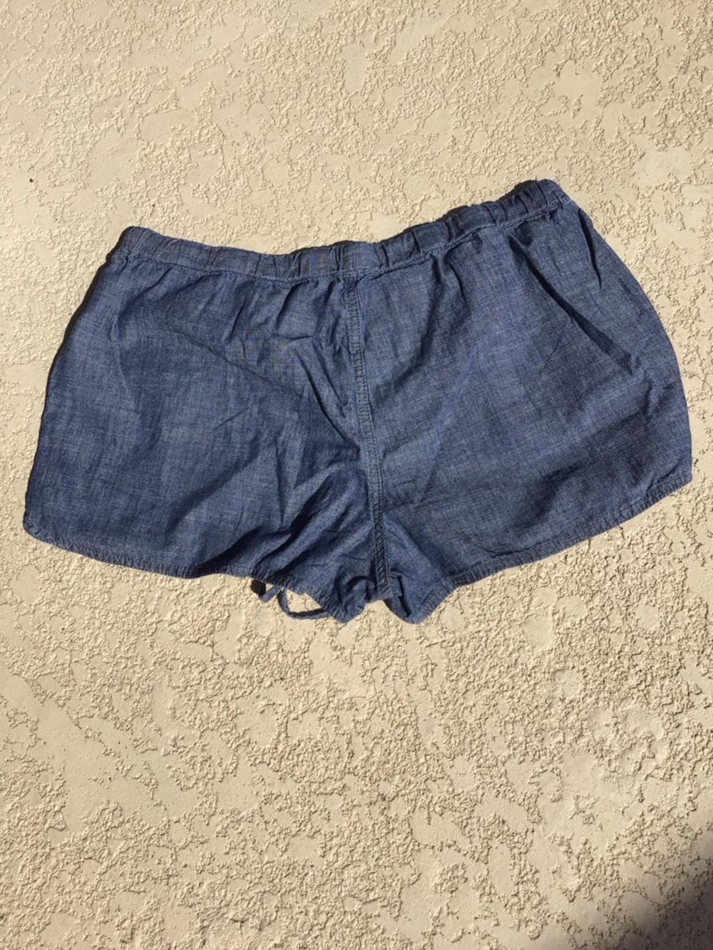 J. Crew chambray drawstring shorts size medium - Picture 2 of 4
